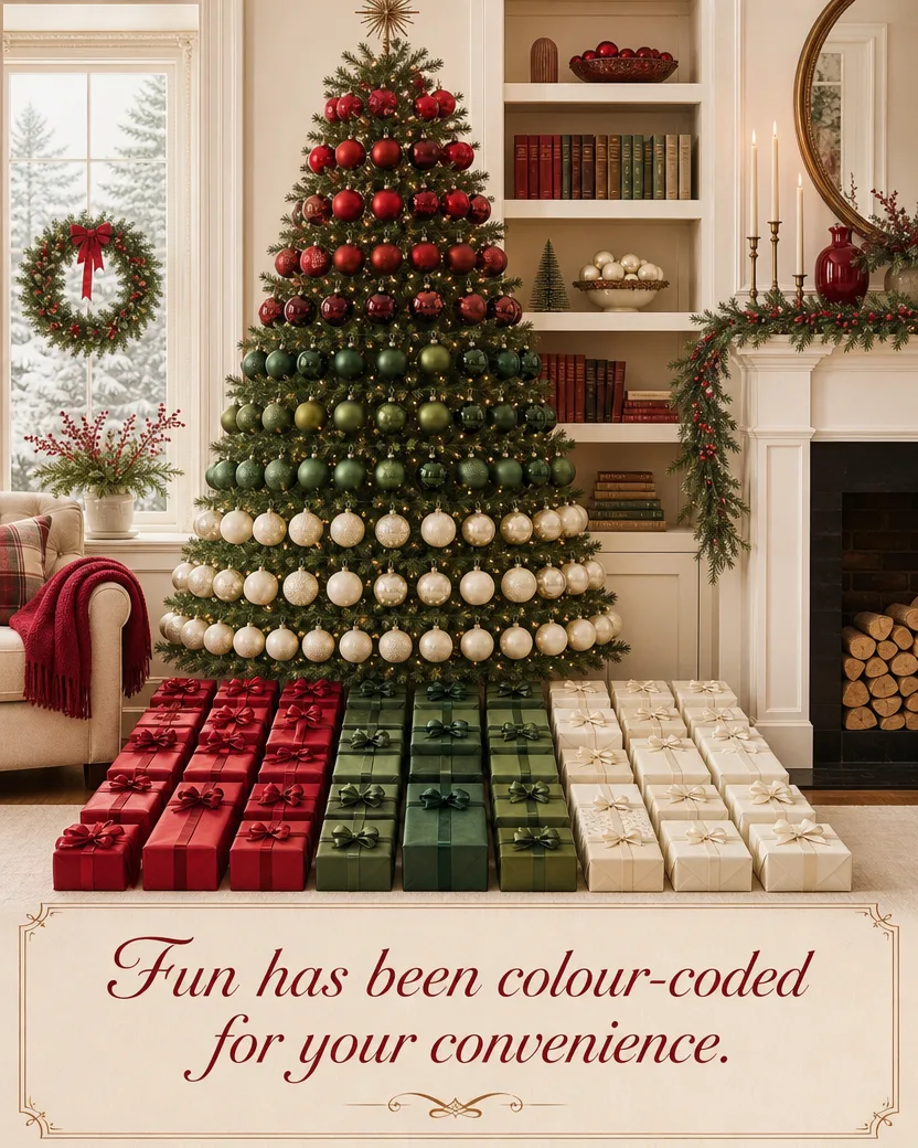 The Christmas Spreadsheet, Christmas card front