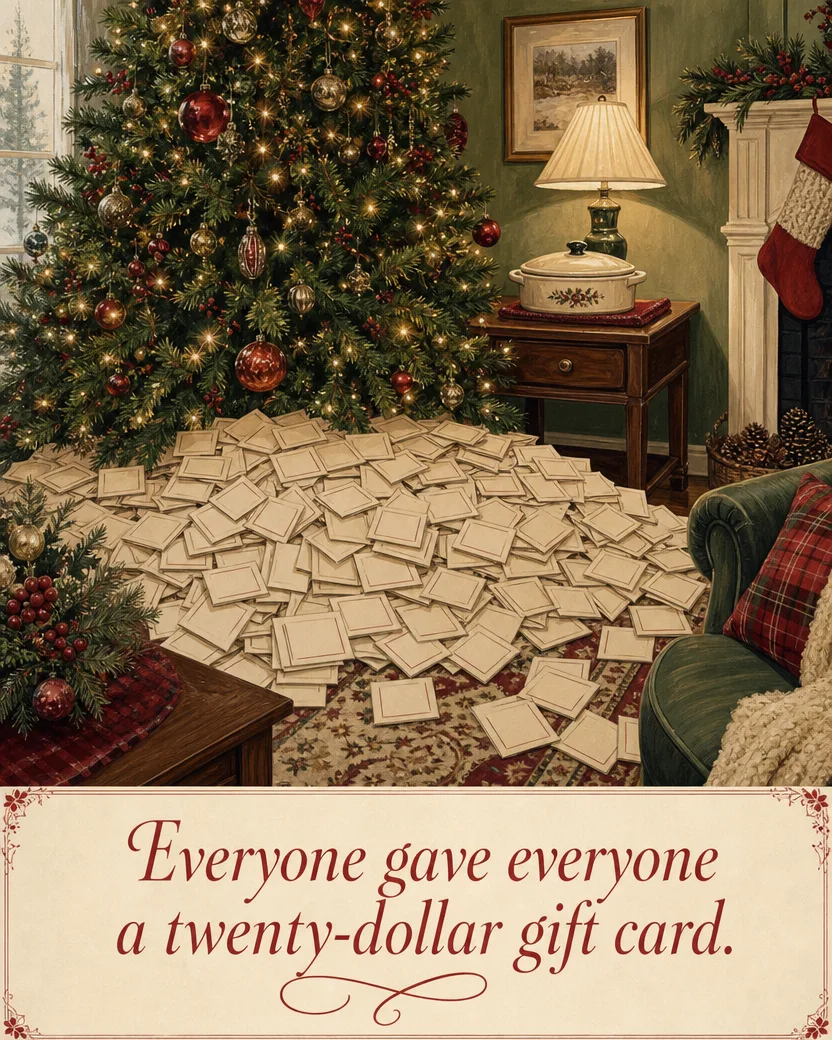 The Gift Card Summit, Christmas card front