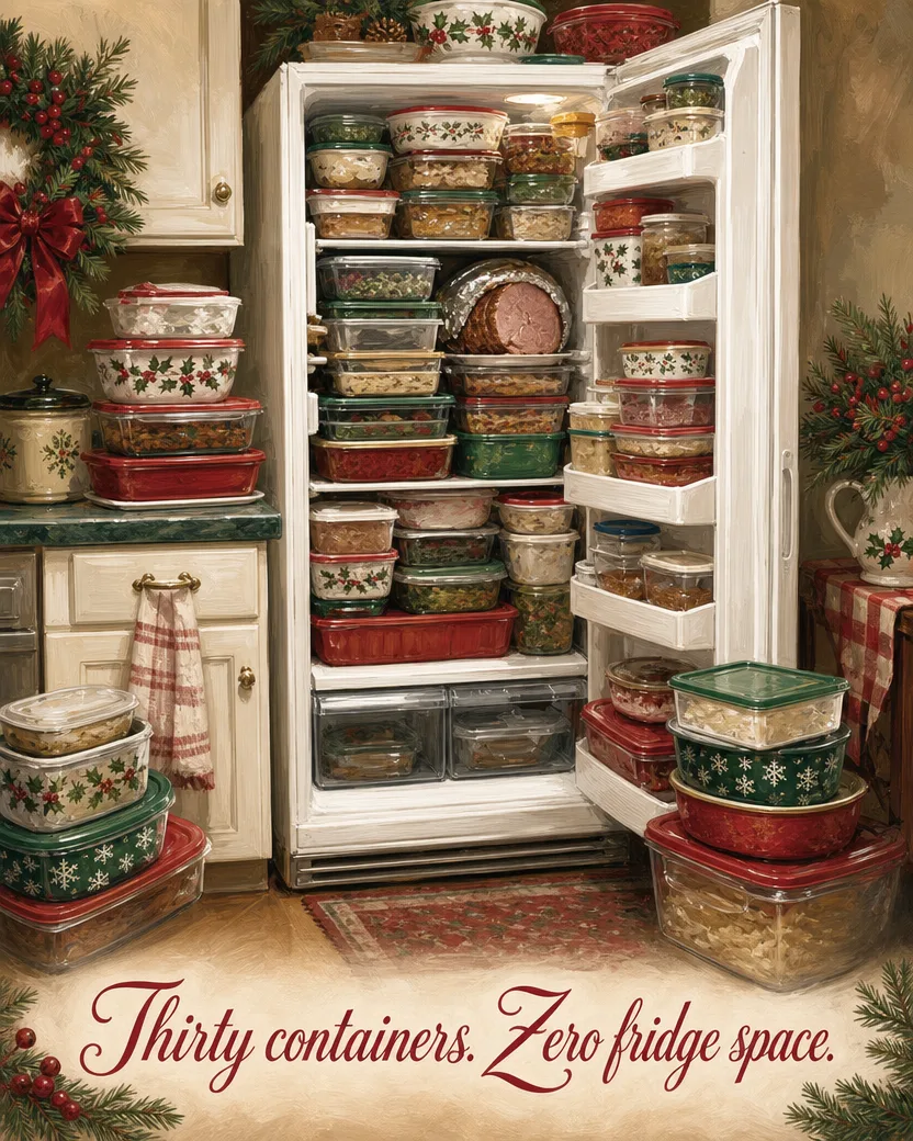 The Leftover Strategy, Christmas card front