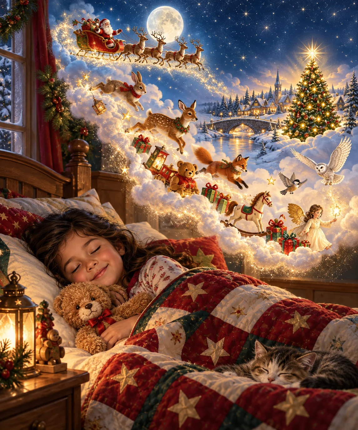 Dreams of Christmas, Christmas card front
