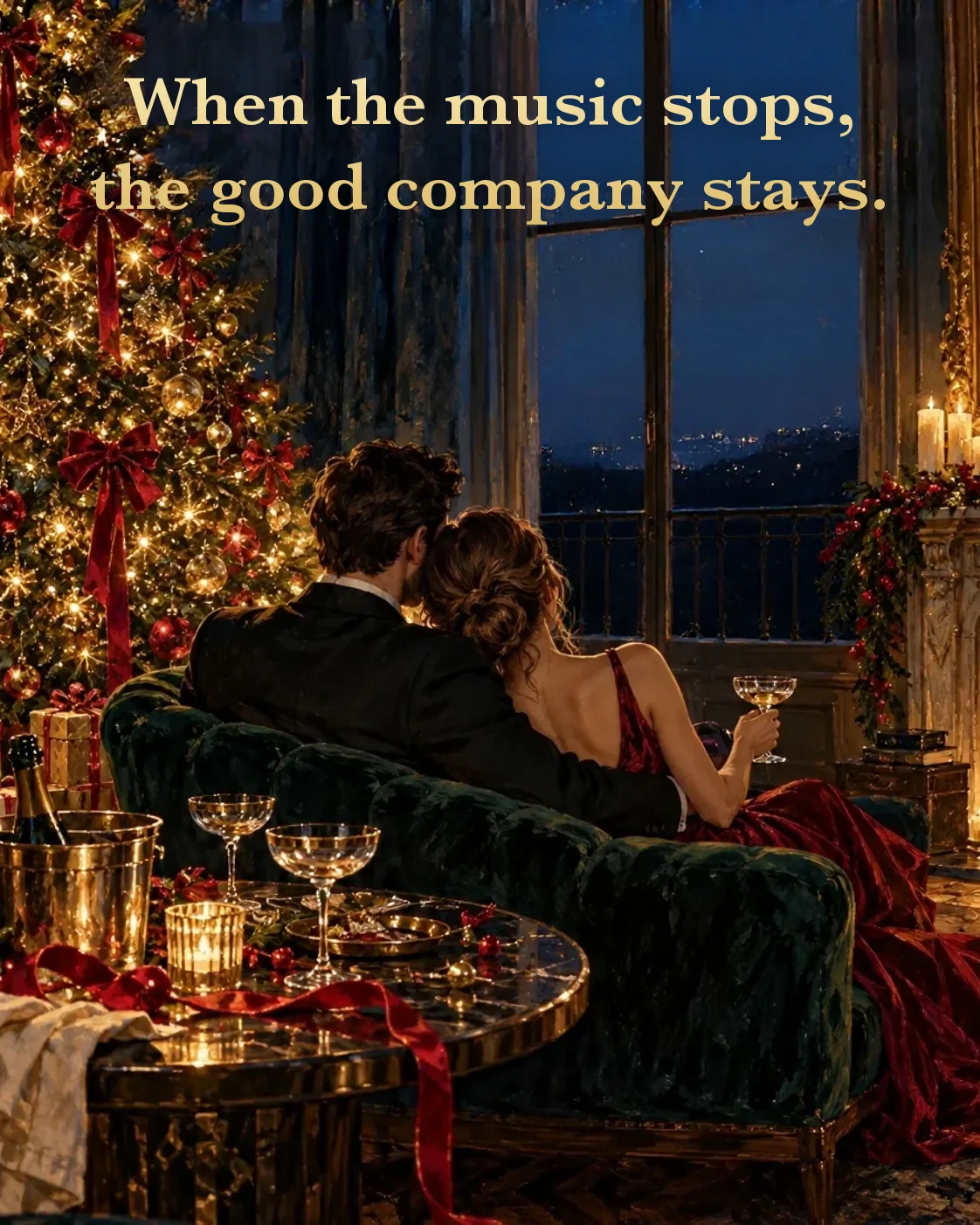 After the Party, Christmas card front