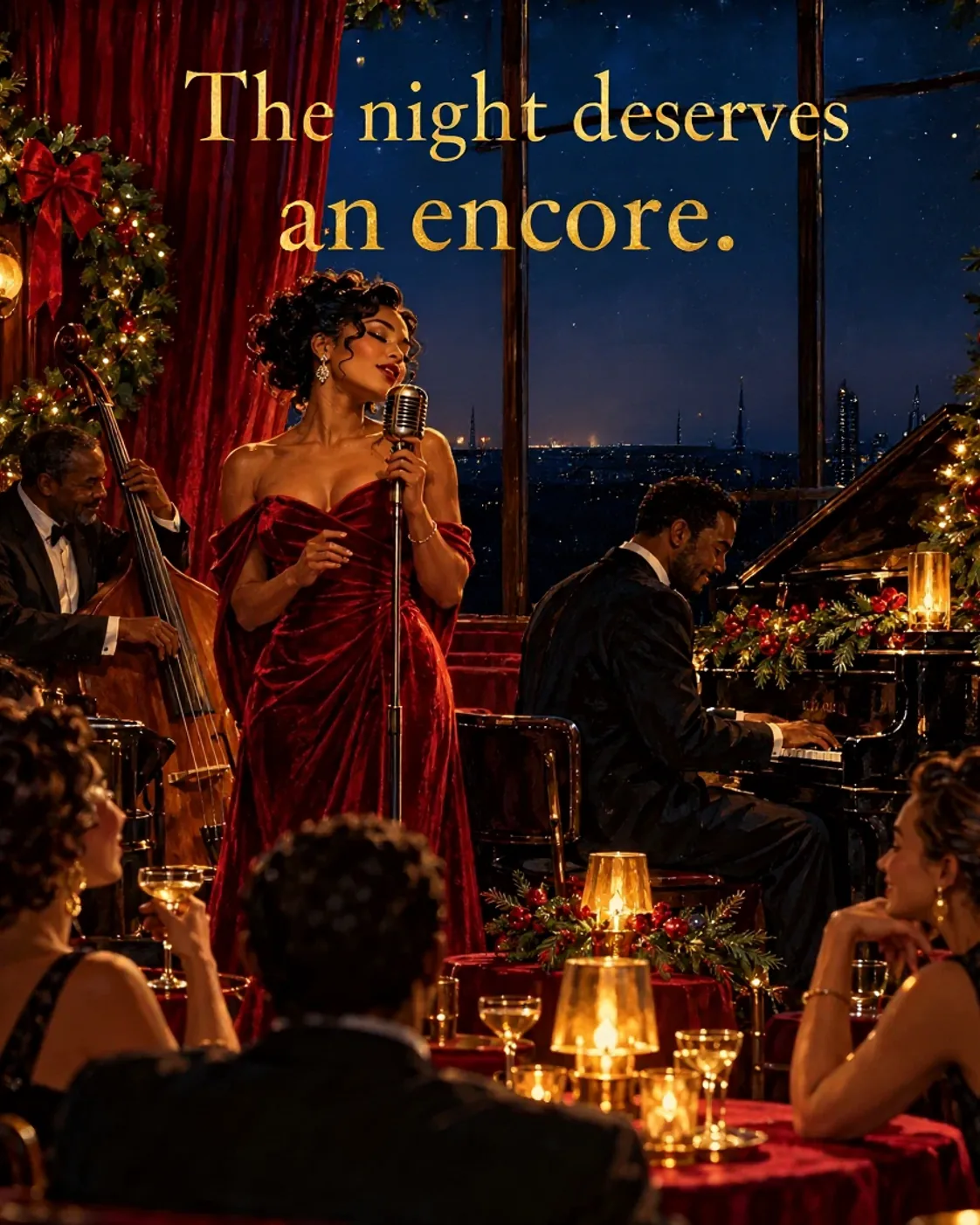 One More Song, Christmas card front