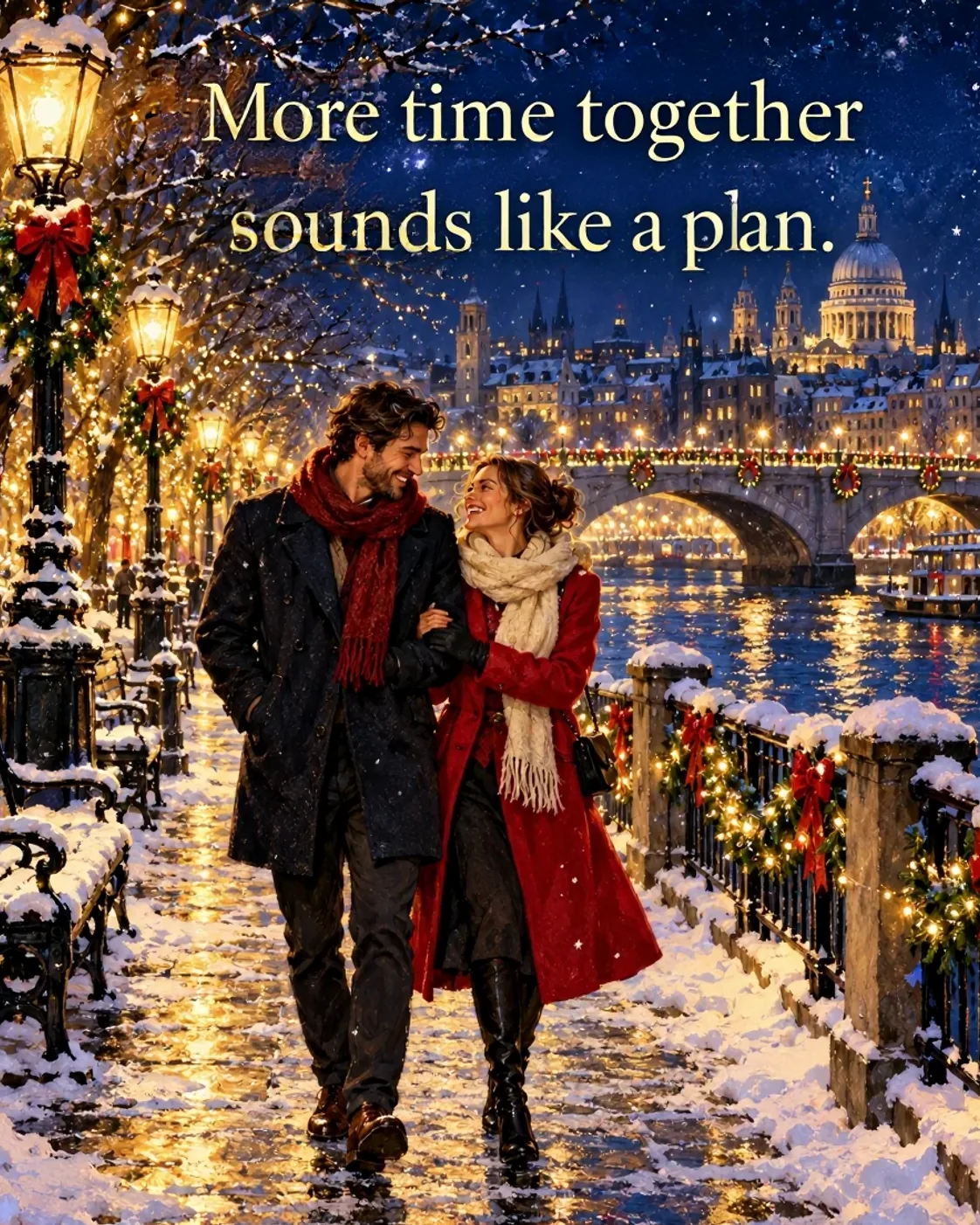 The Long Way Home, Christmas card front