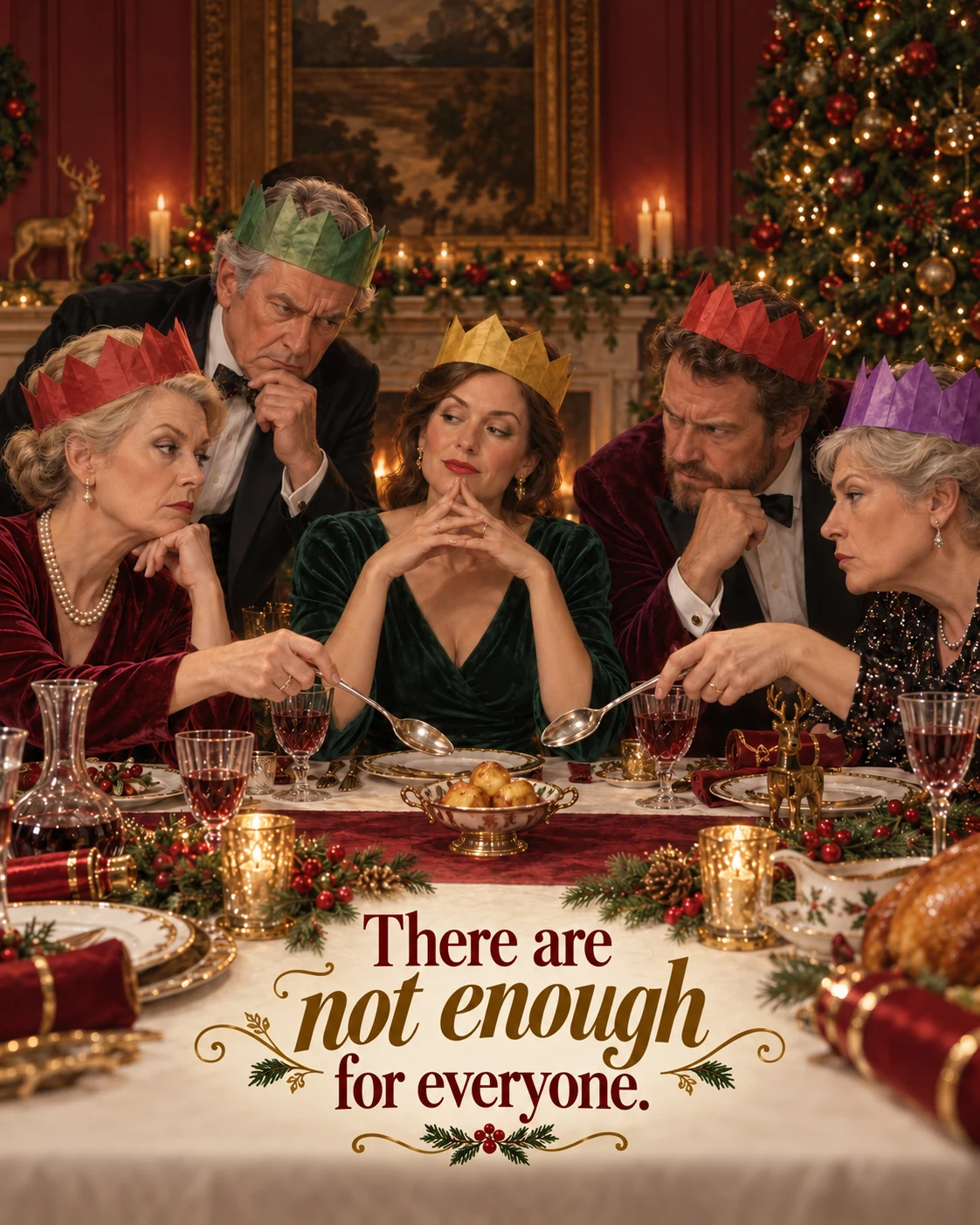 The Roast Potato Treaty, Christmas card front