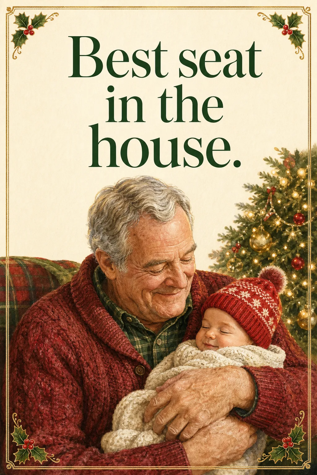 Best Seat in the House, Christmas card front
