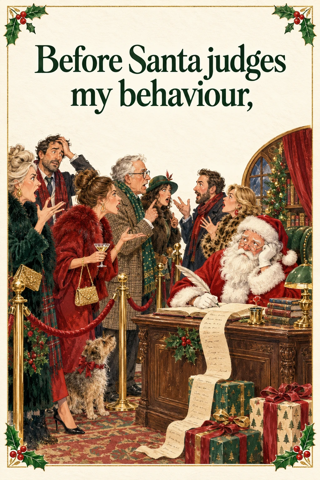 Context Matters, Christmas card front