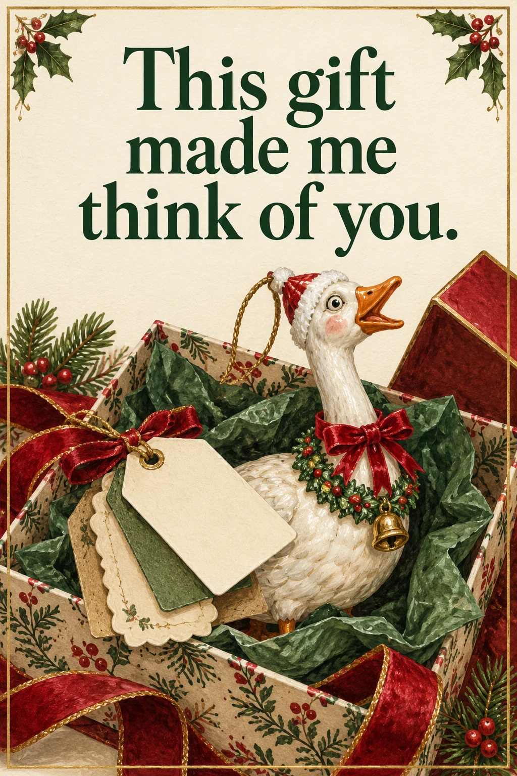 Full Circle, Christmas card front
