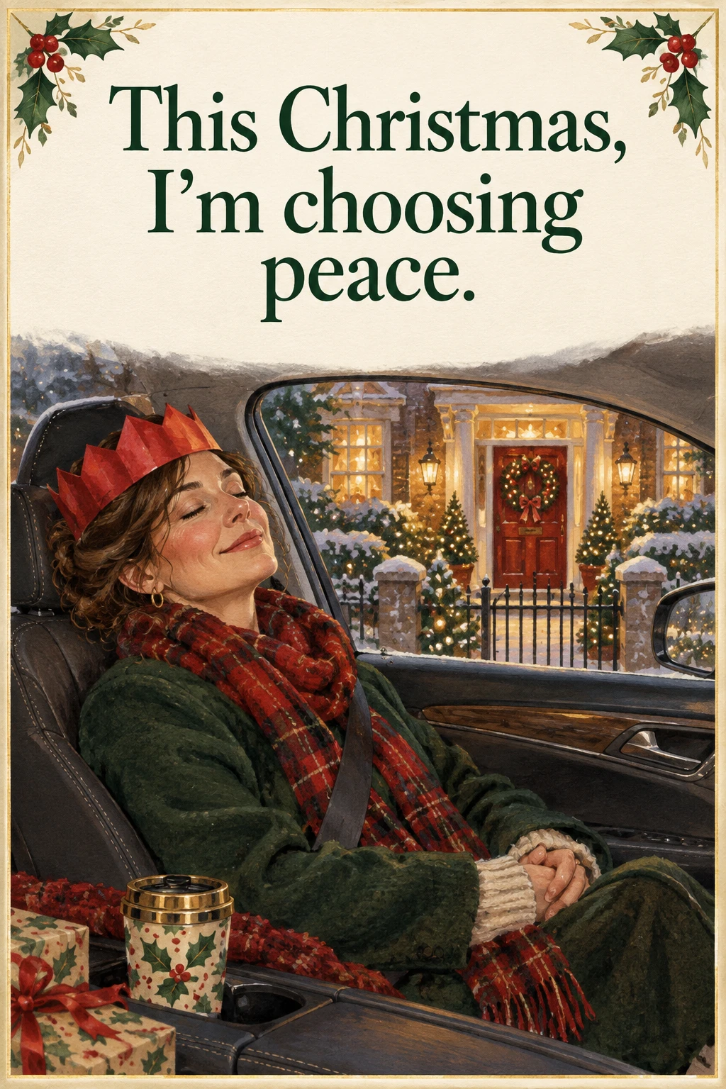 Keeping the Peace, Christmas card front