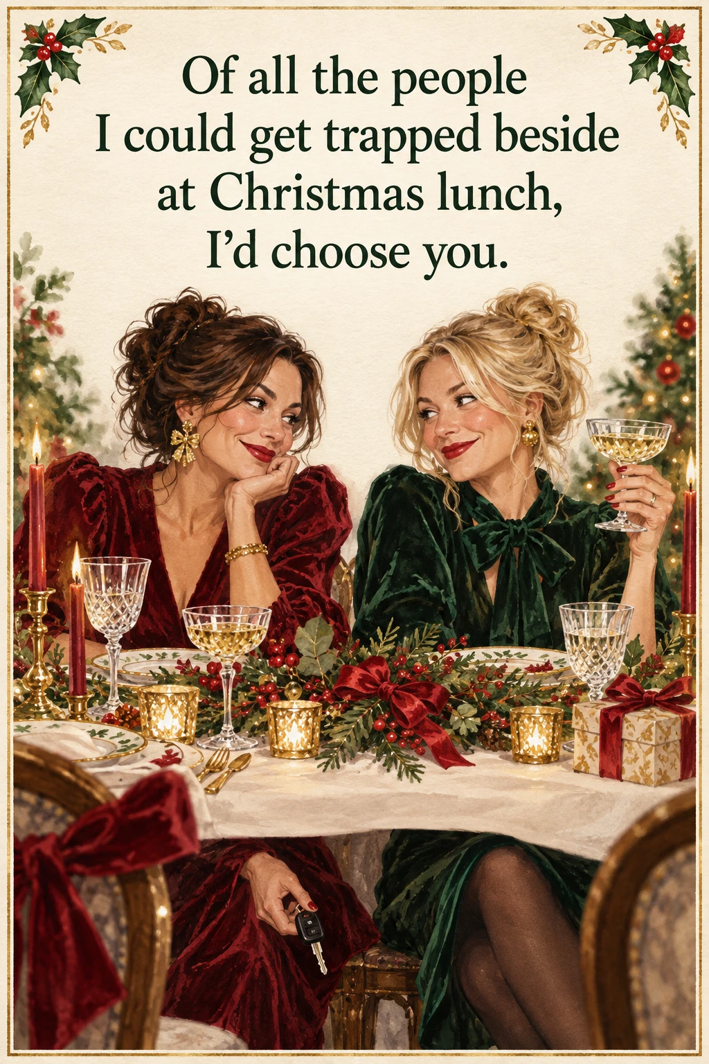 My Favourite, Christmas card front