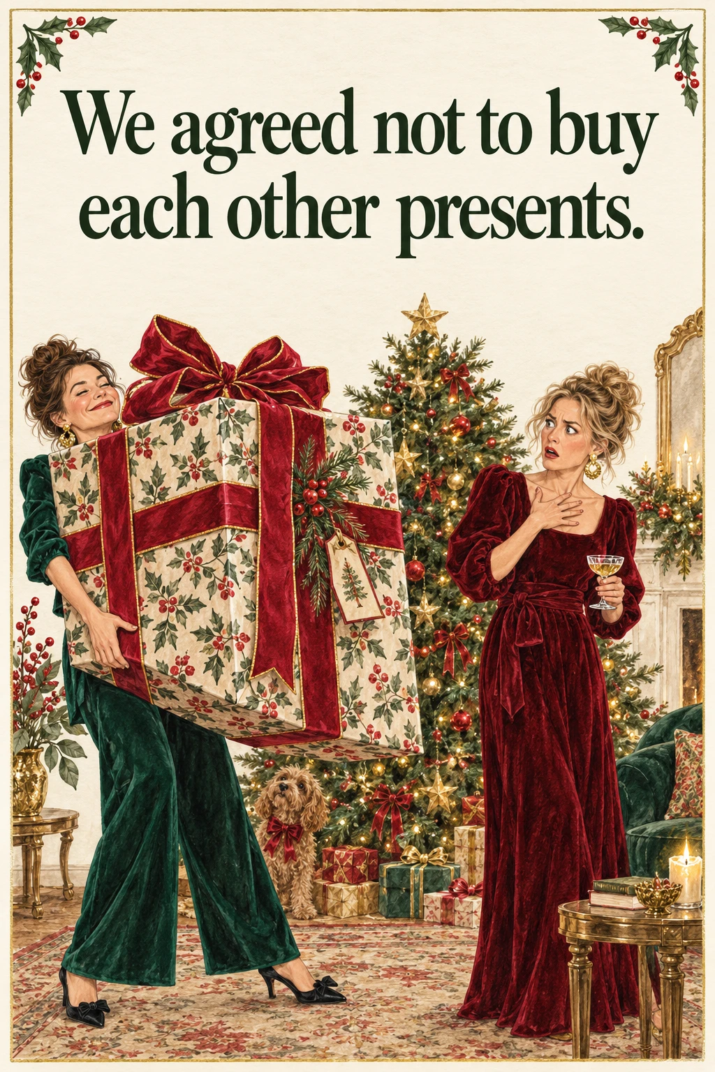 The Agreement, Christmas card front