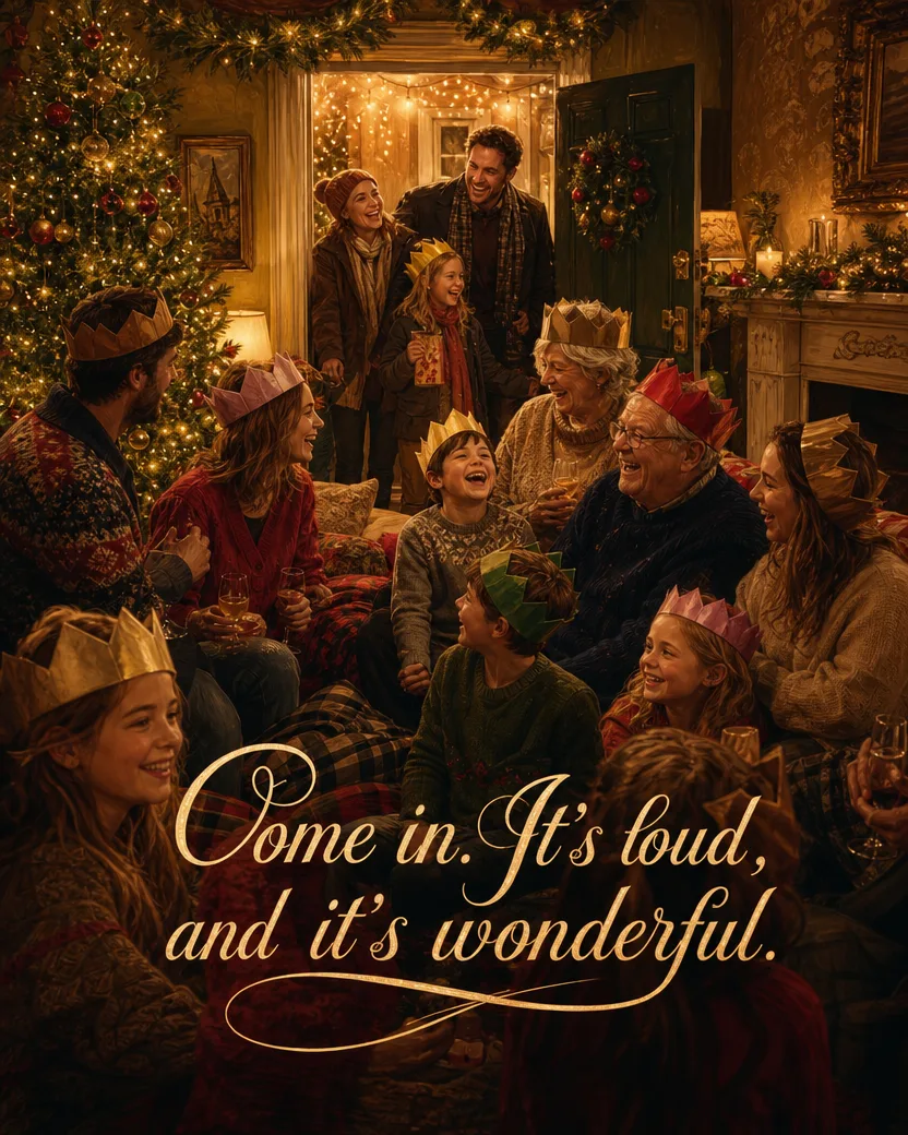 Home Is the Noise, Christmas card front