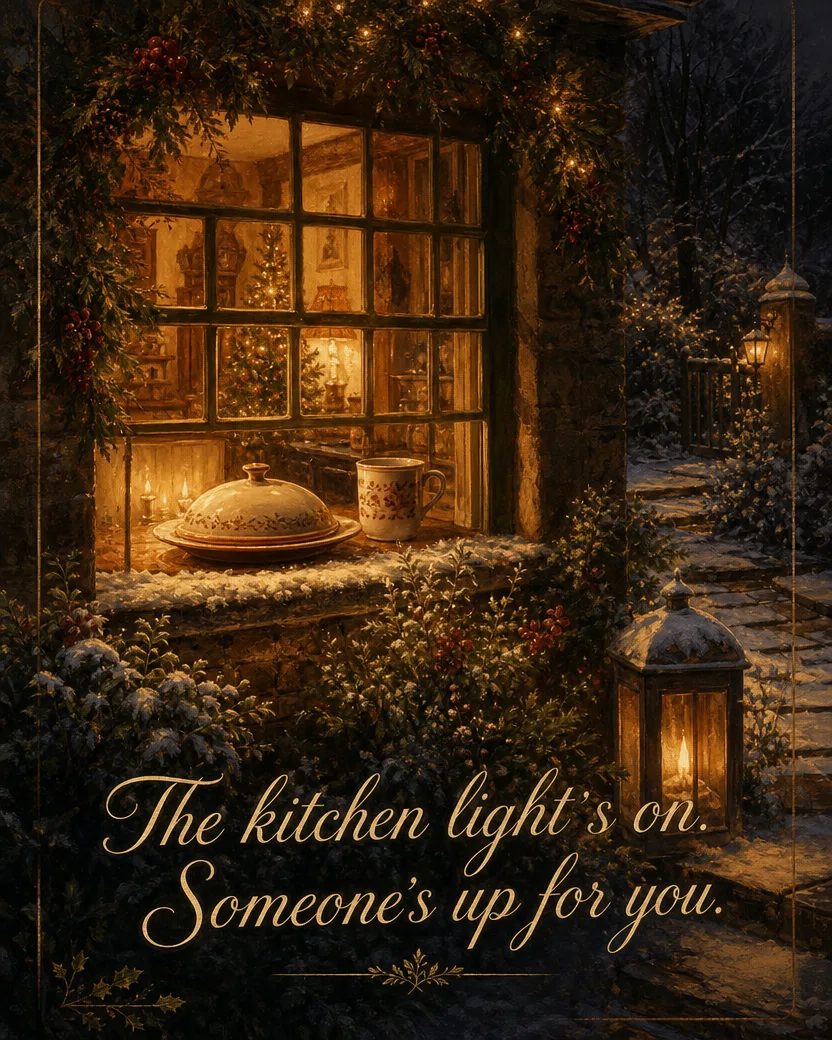 The Kitchen Light, Christmas card front
