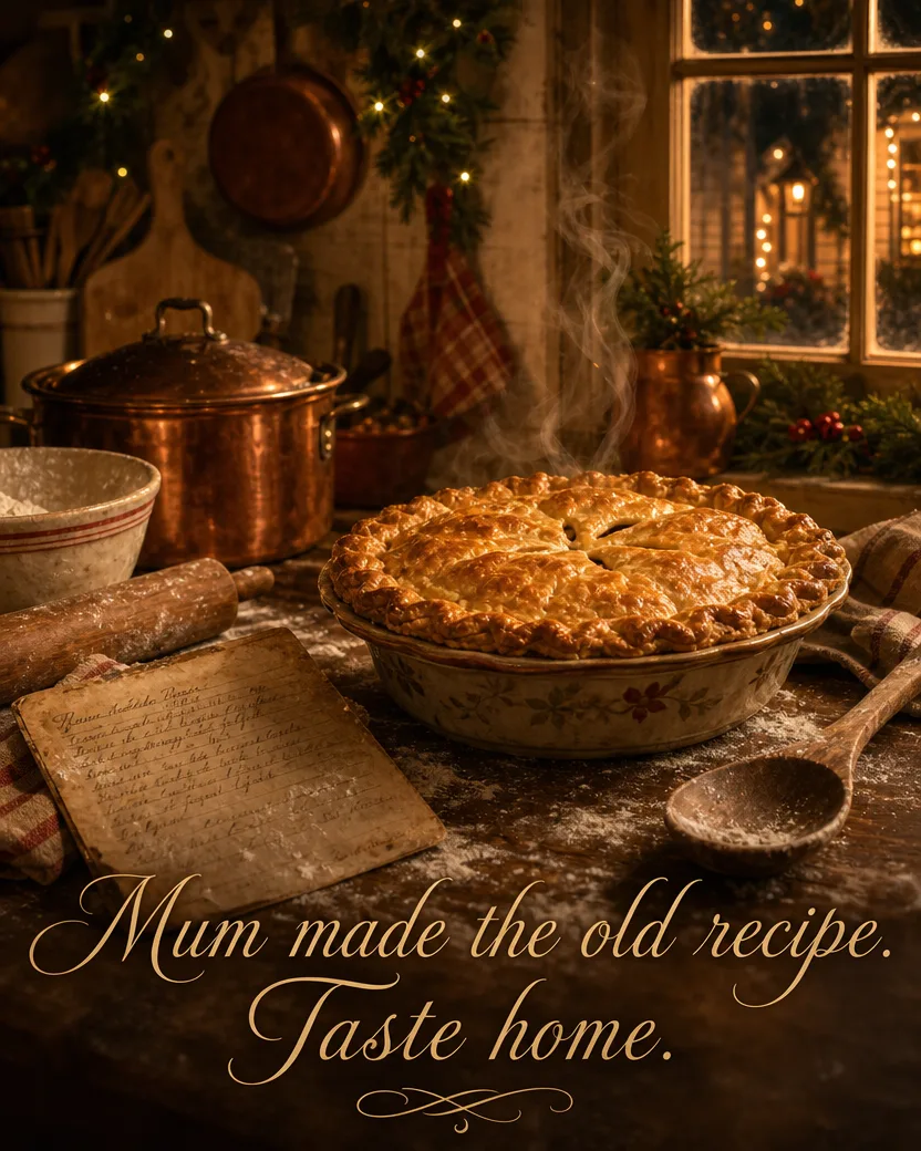 The Old Recipe, Christmas card front