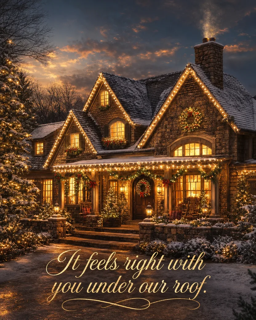 Under Our Roof, Christmas card front