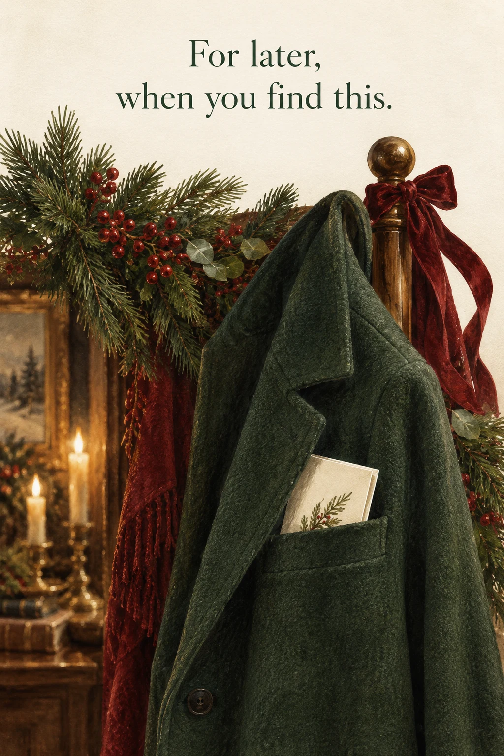 A Note for Your Pocket, Christmas card front