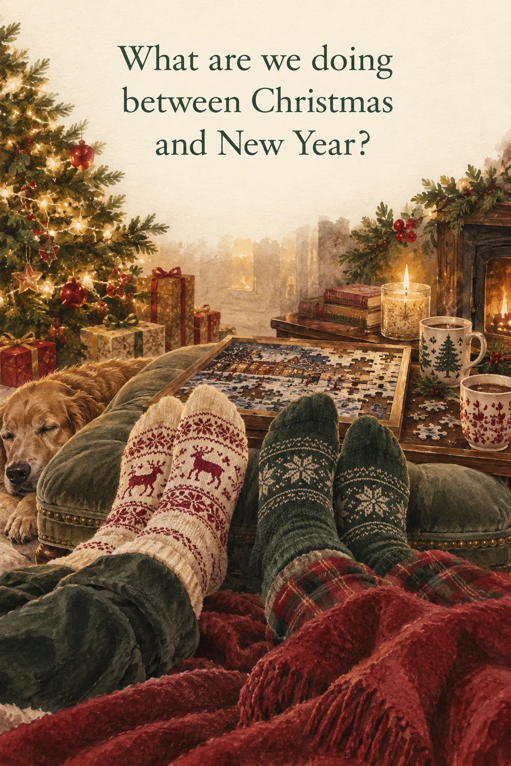 No Grand Plans, Christmas card front