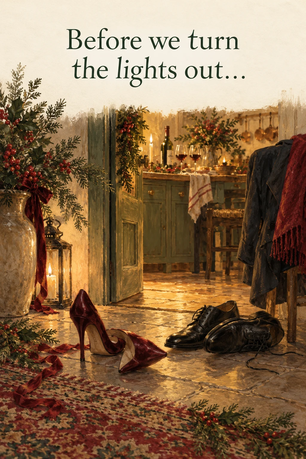 Save Me a Dance, Christmas card front