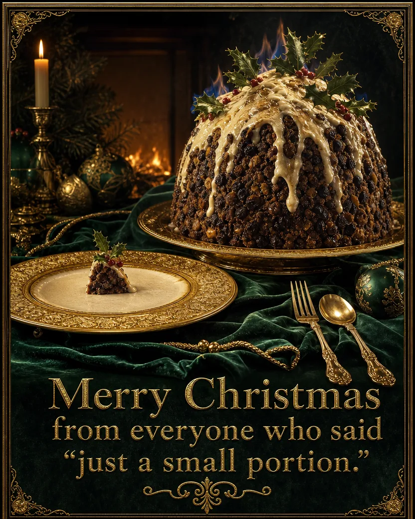 Chef Luxe 3, Christmas card front