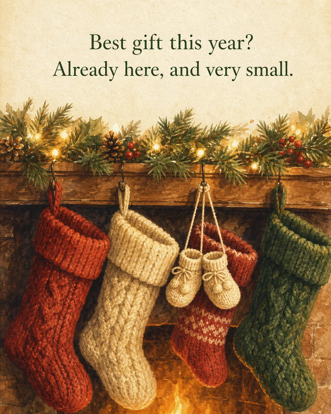 The Best Gift This Year, Christmas card front