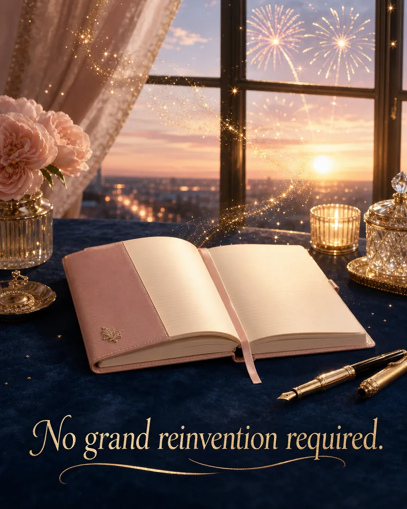 No Grand Reinvention, Christmas card front