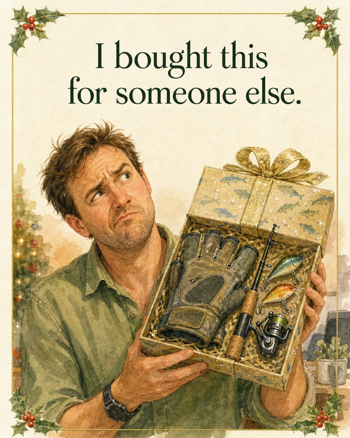 Wrong Person, Christmas card front