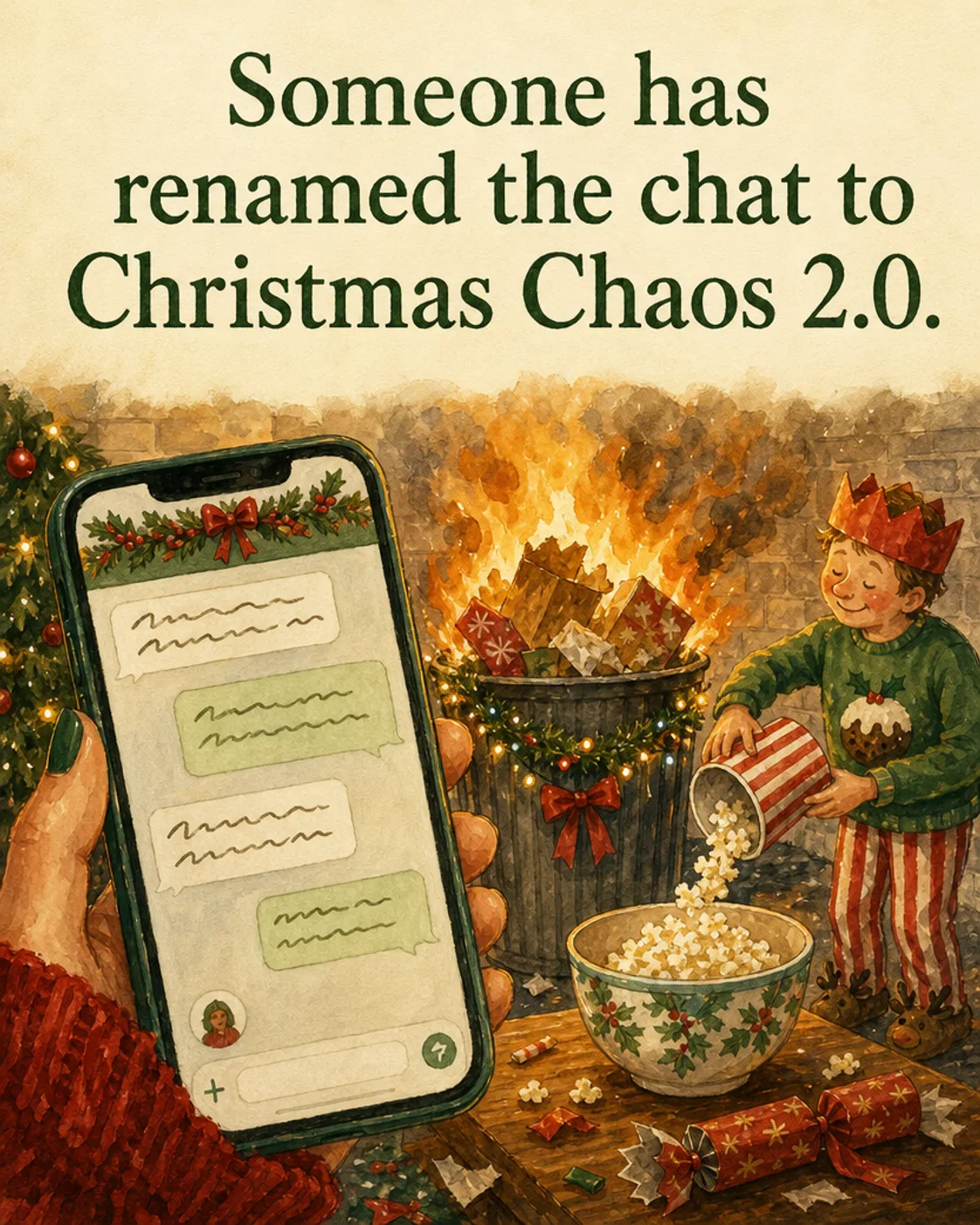 Renamed Group, Christmas card front