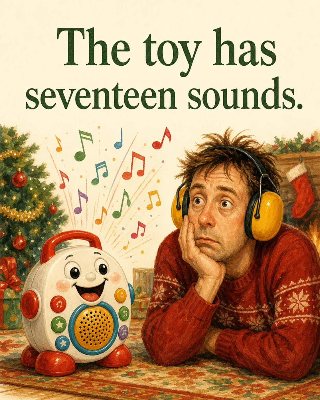 Seventeen Sounds, Christmas card front