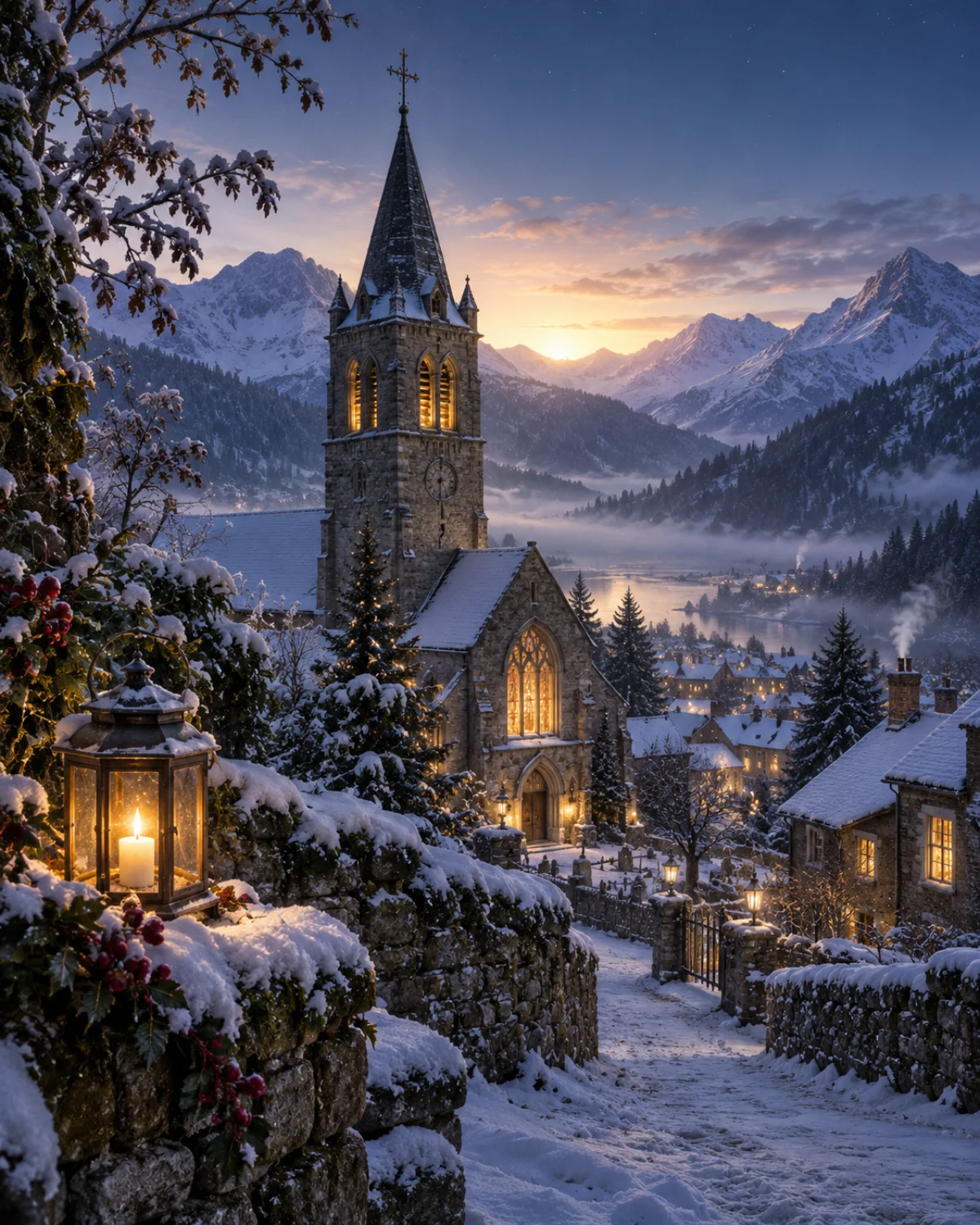Before the Bells, Christmas card front