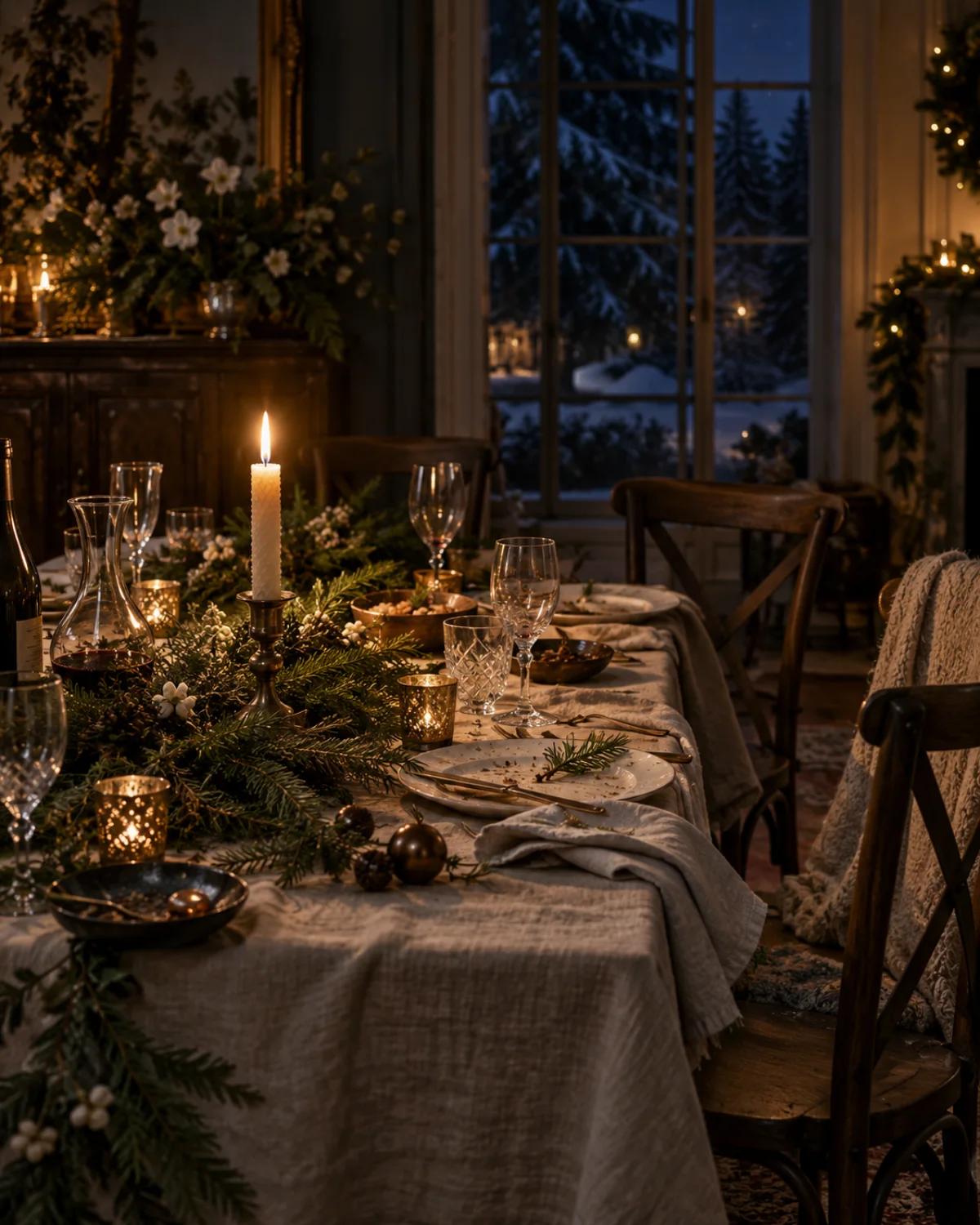 The Last Candle, Christmas card front