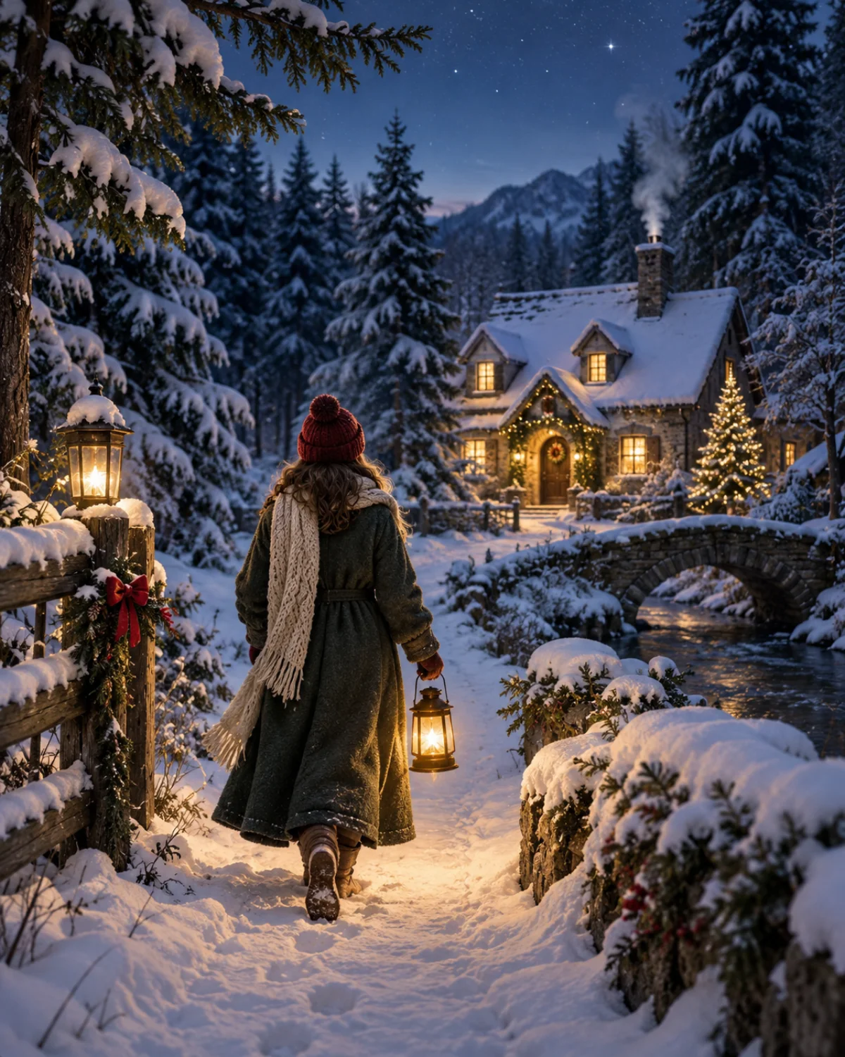 The Long Way Home, Christmas card front