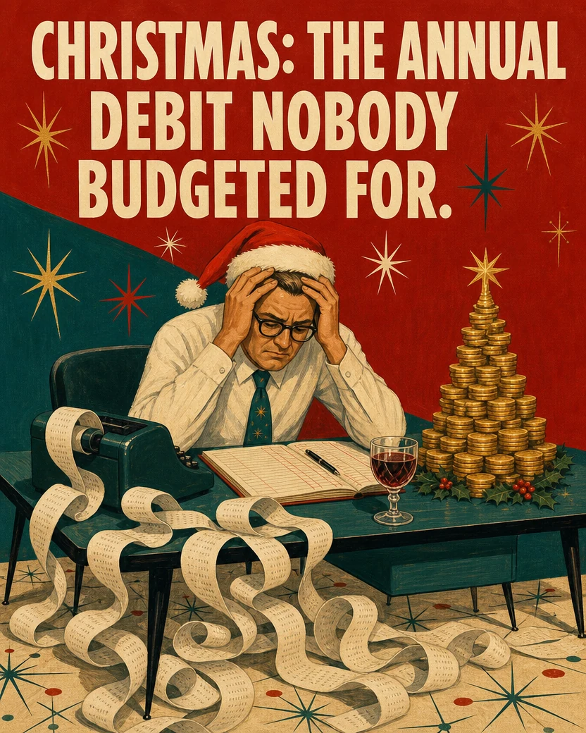 The Accountant, Christmas card front