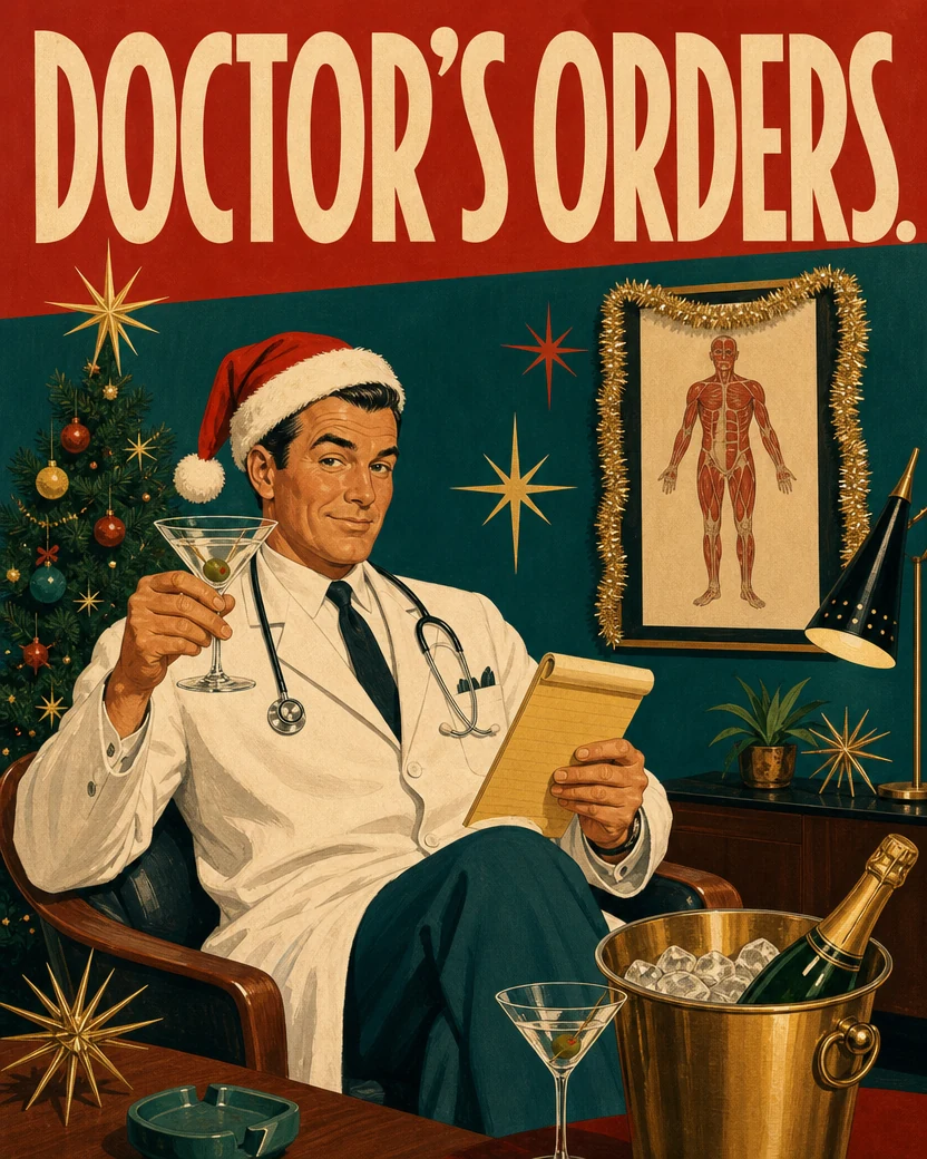 The Doctor, Christmas card front