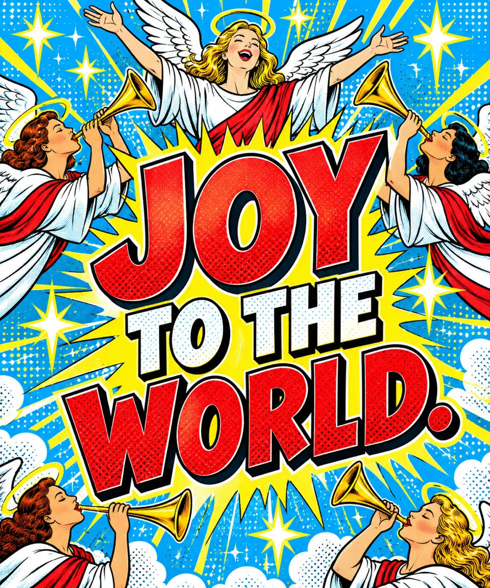Joy to the World, Christmas card front