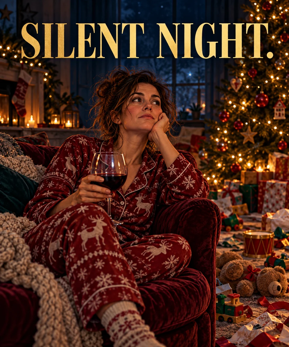 Silent Night, Christmas card front