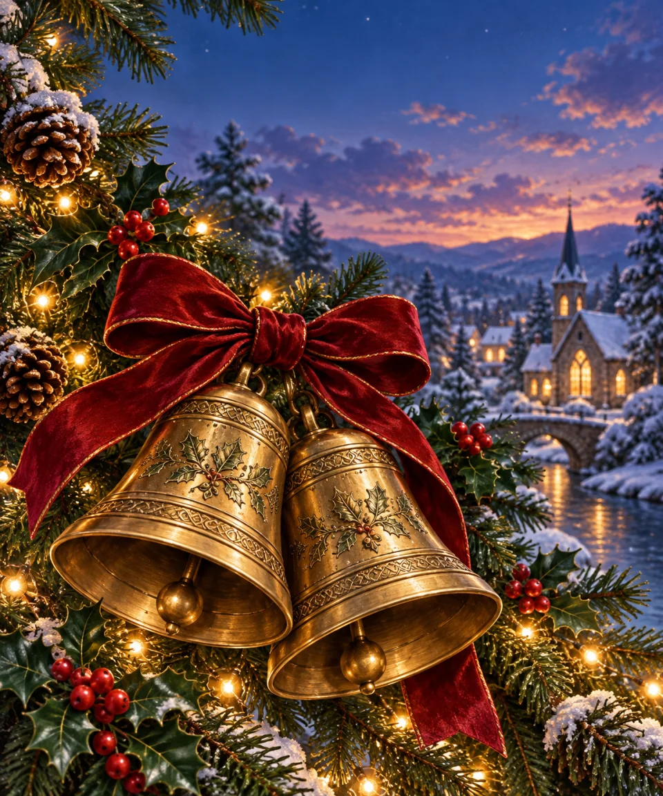 Christmas Bells, Christmas card front