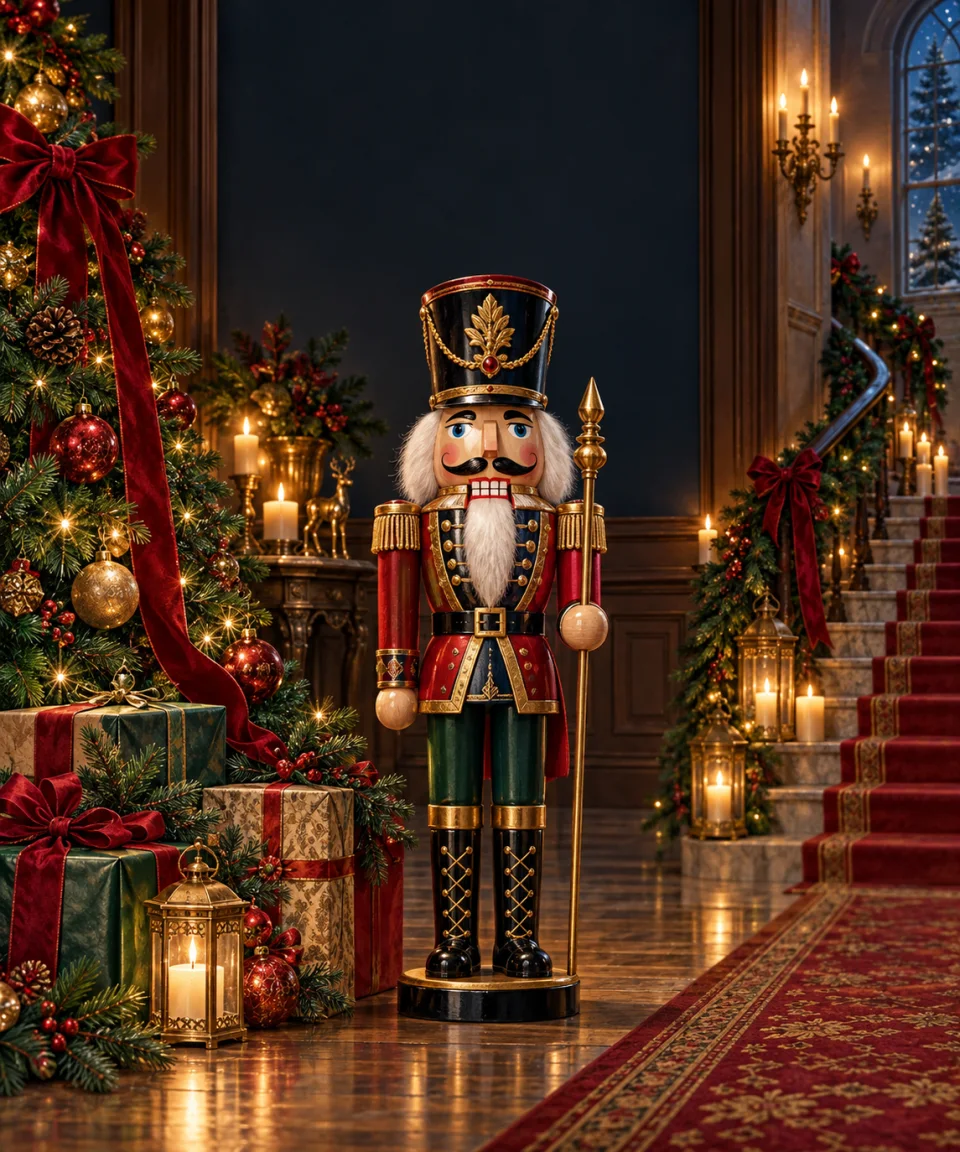 The Nutcracker’s Watch, Christmas card front