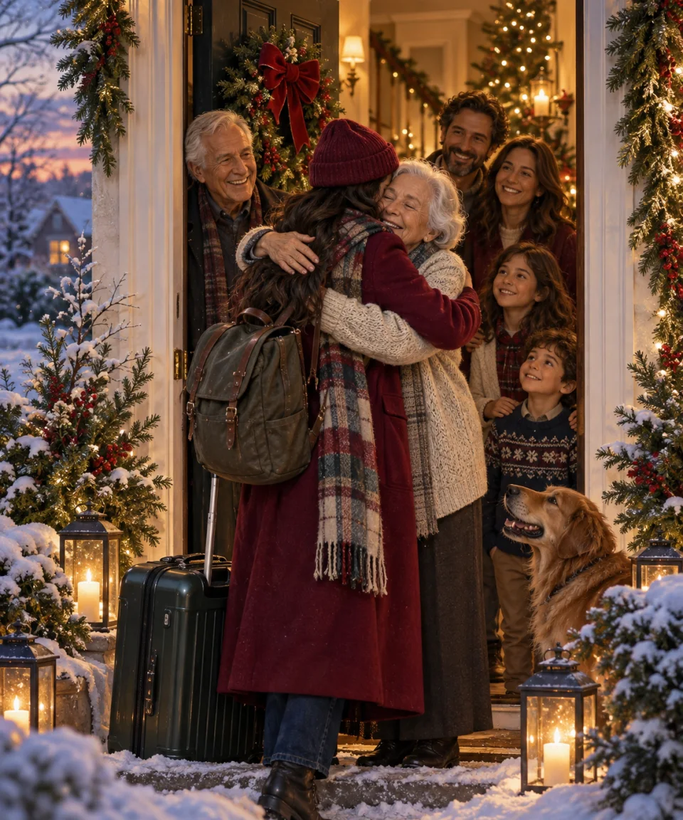Home for Christmas, Christmas card front