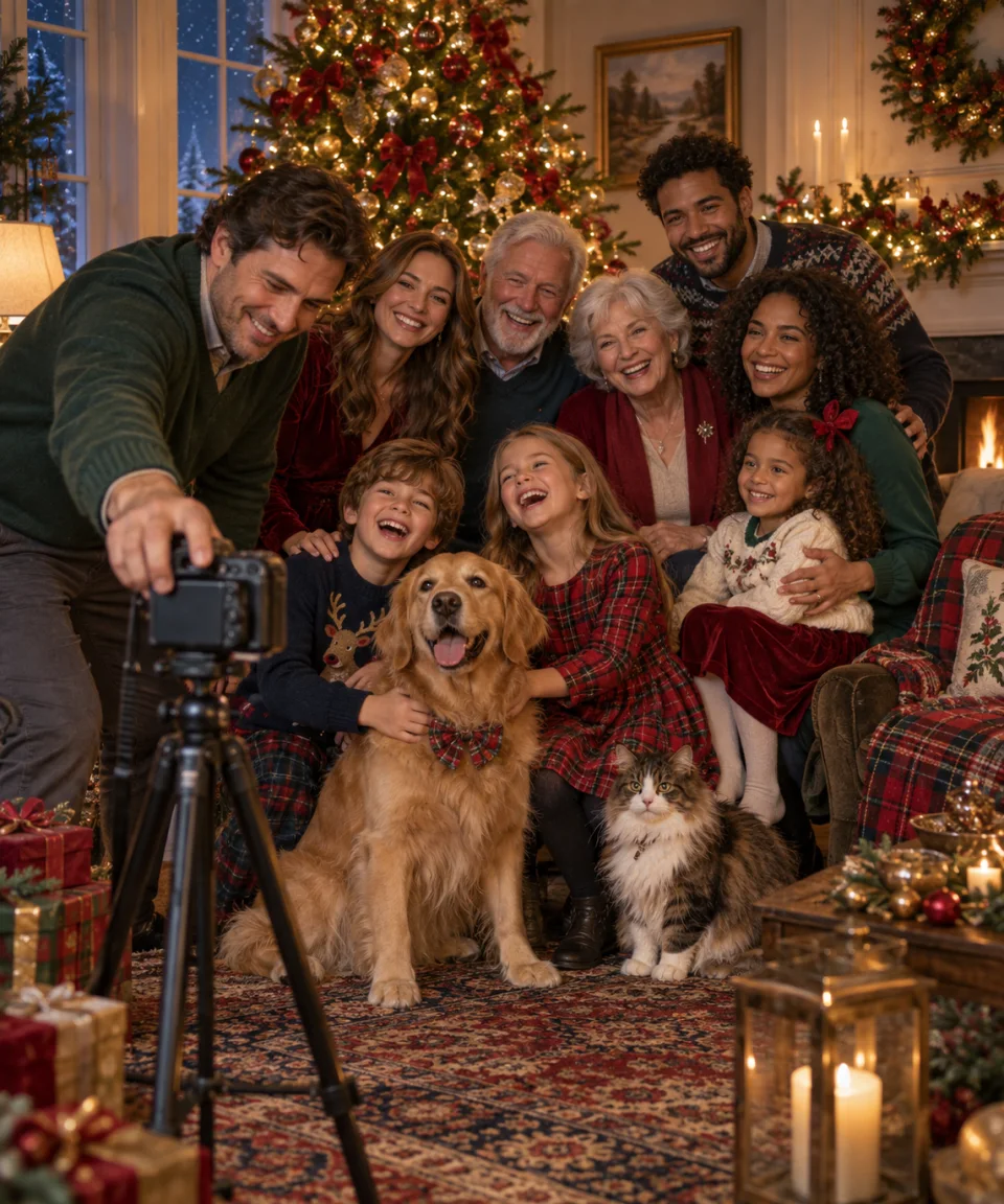 The Family Photograph, Christmas card front