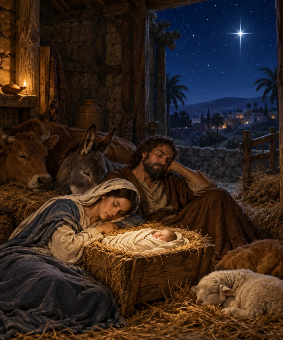 Silent Holy Night, Christmas card front