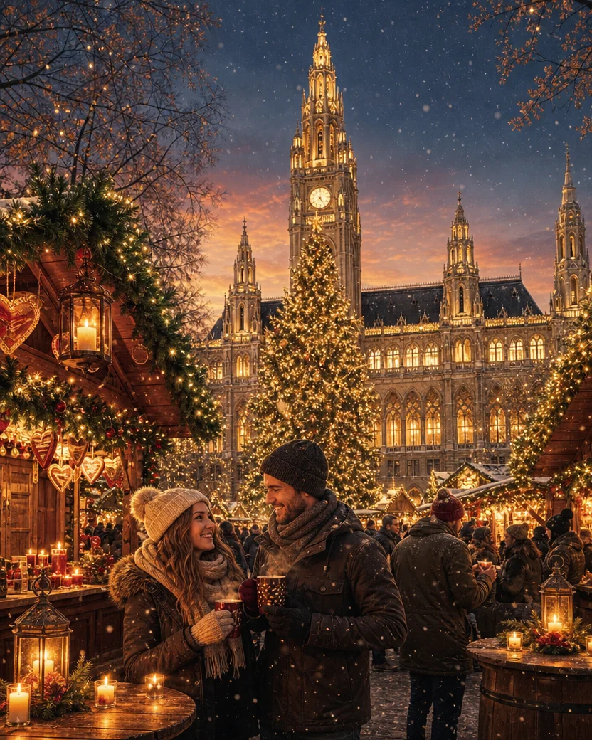 Christmas in Vienna, Christmas card front