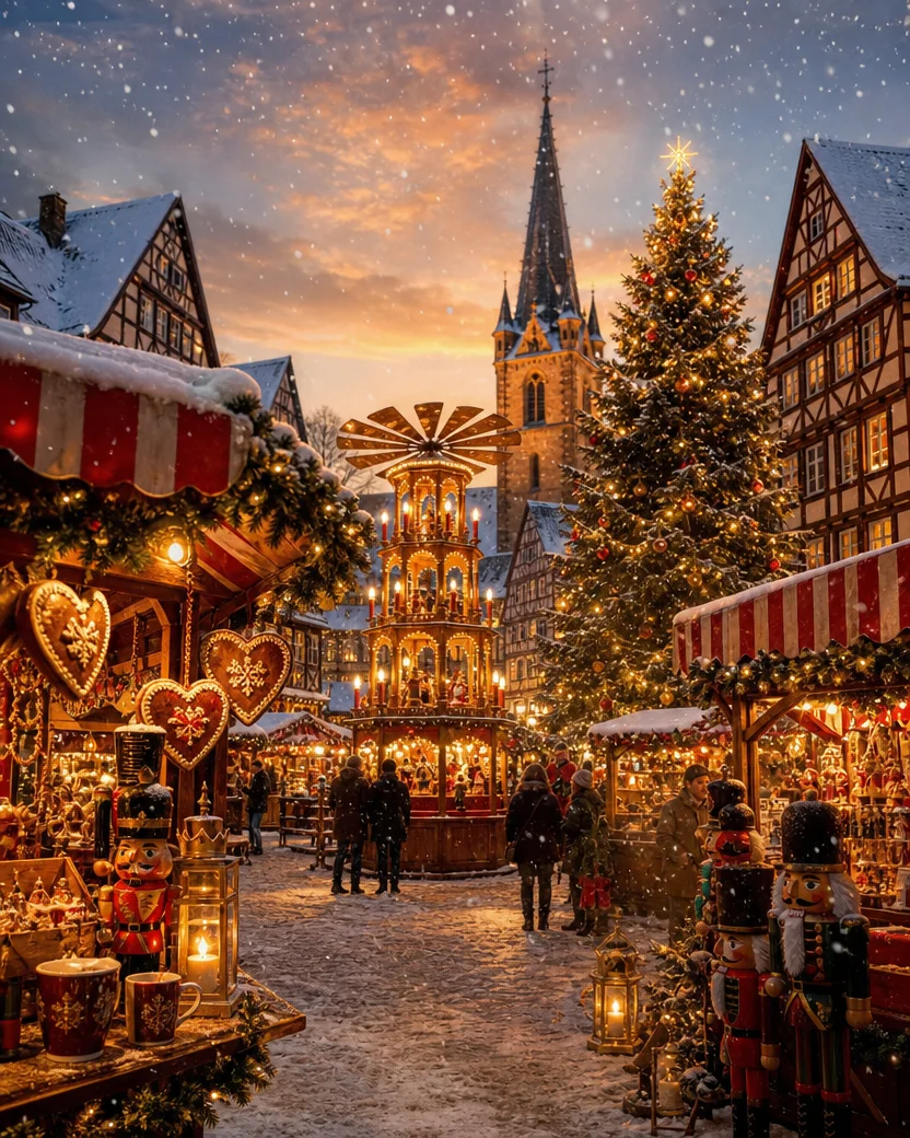 Christmas in Germany, Christmas card front