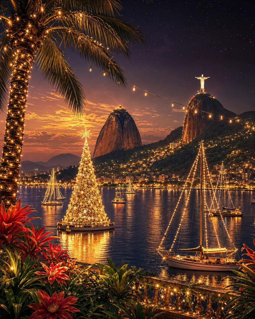 Christmas in Brazil, Christmas card front