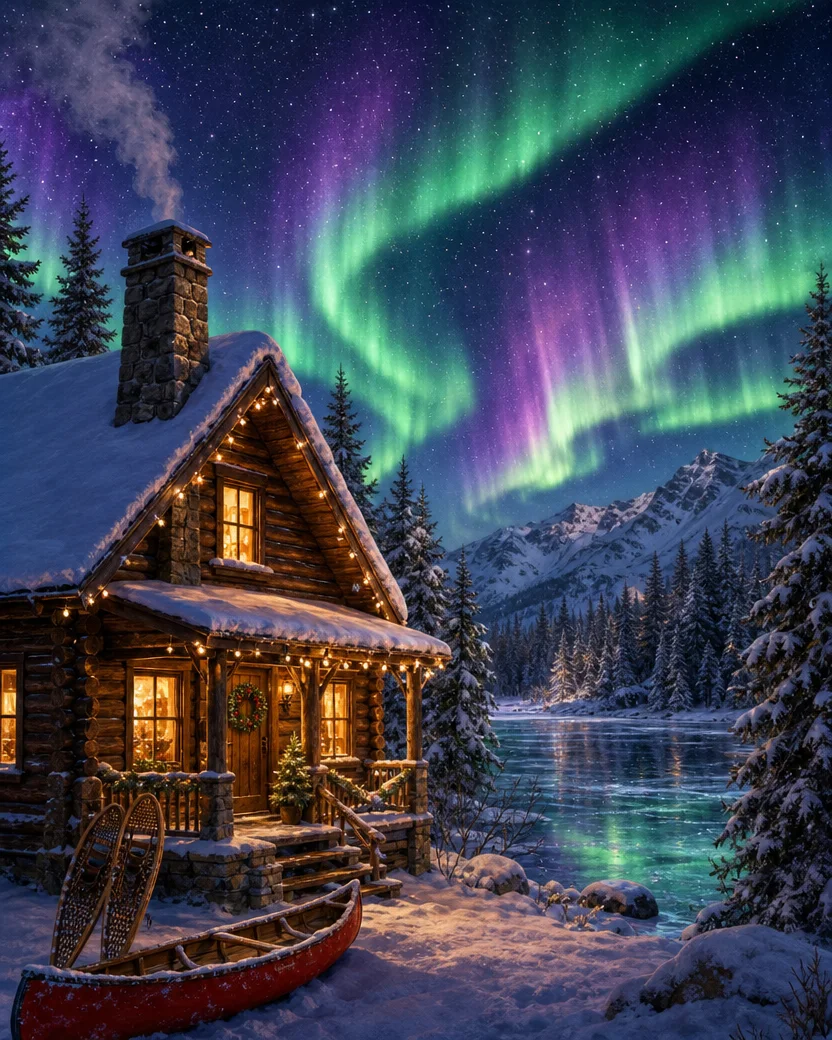 Christmas in Canada, Christmas card front