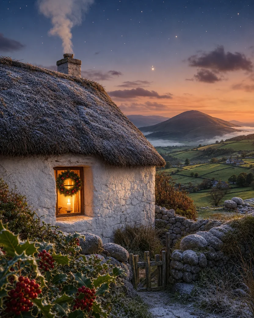 Christmas in Ireland, Christmas card front