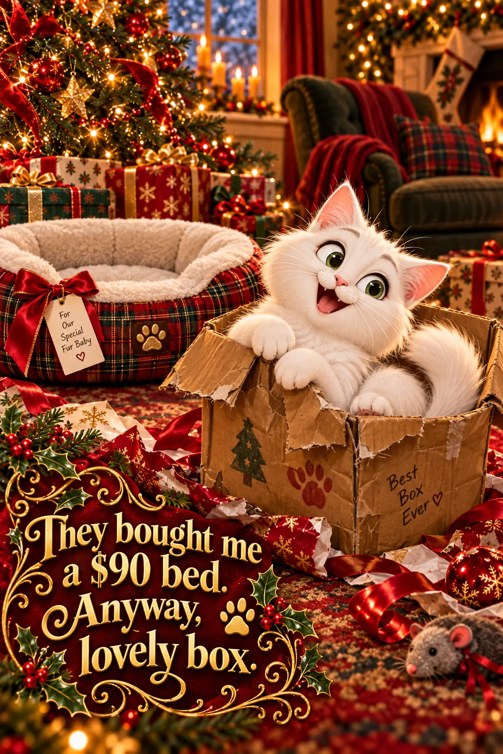The Christmas Miracle, Christmas card front