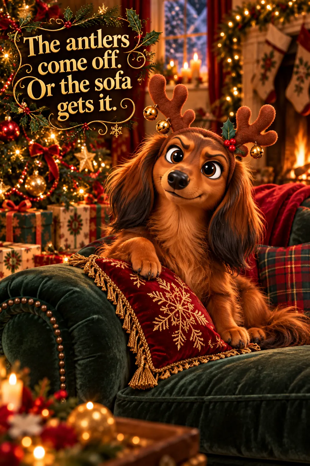 The Hostage, Christmas card front